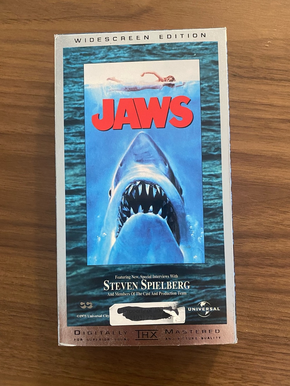 Jaws VHS